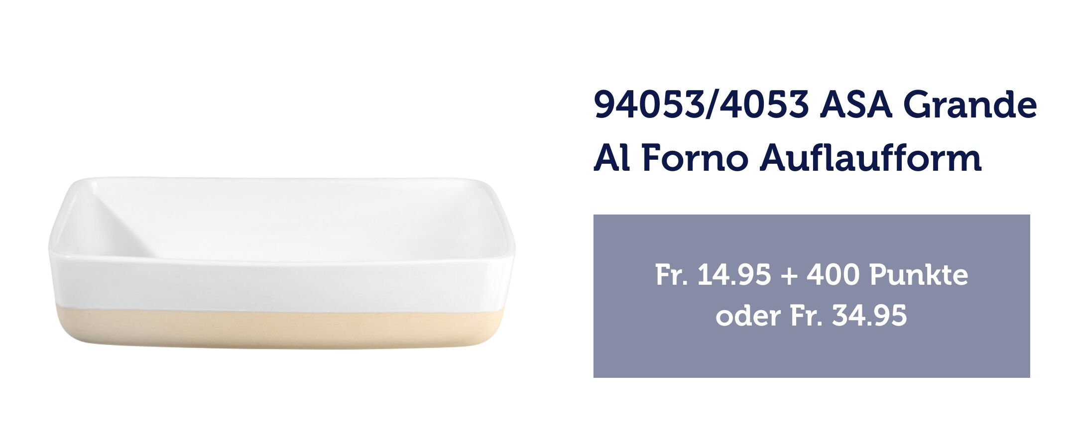 4053 ASA Grande Al Forno Auflaufform